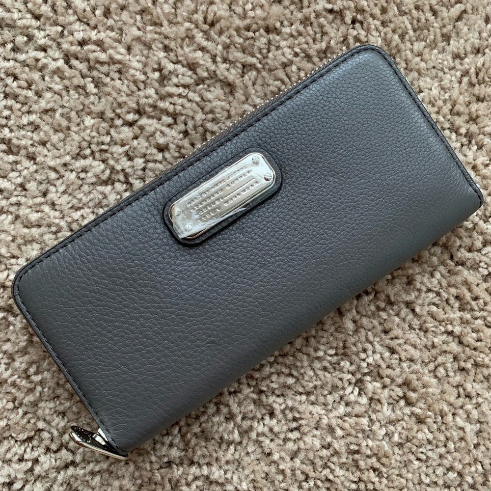 Grey MARC by Marc Jacobs zip wallet